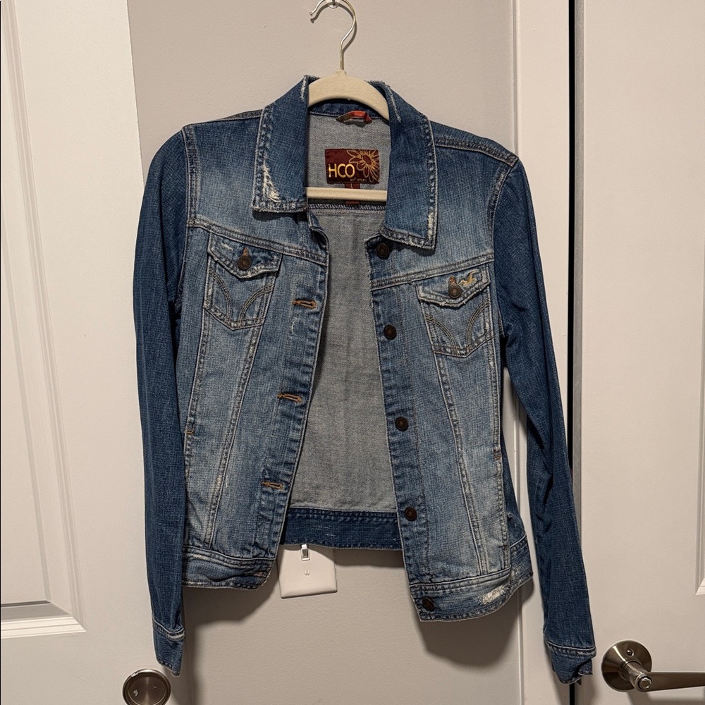 Hollister & Co Women's Classic Blue Jean Jacket